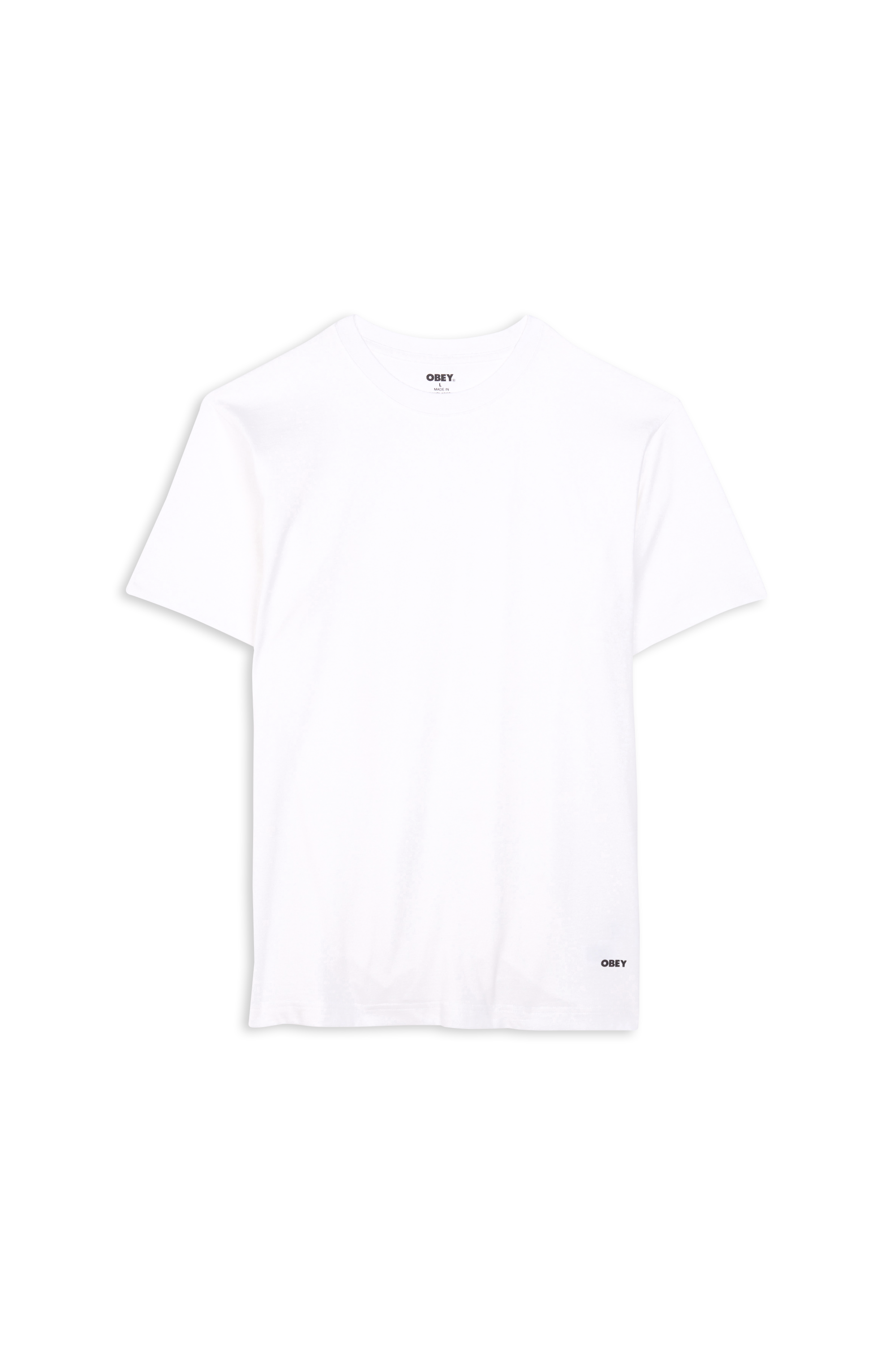 OBEY Lot de 2 T-shirt Blanc