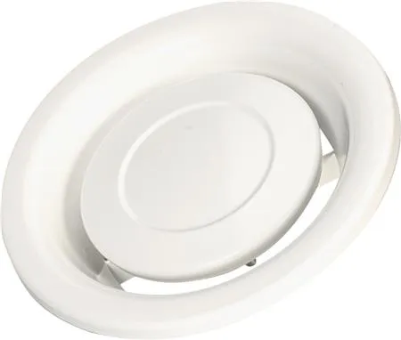 LINDAB Kontrolventil KU200 (RAL9003) til udsugning. Skal monteres i ventilramme type VGL, VGU eller VGM.