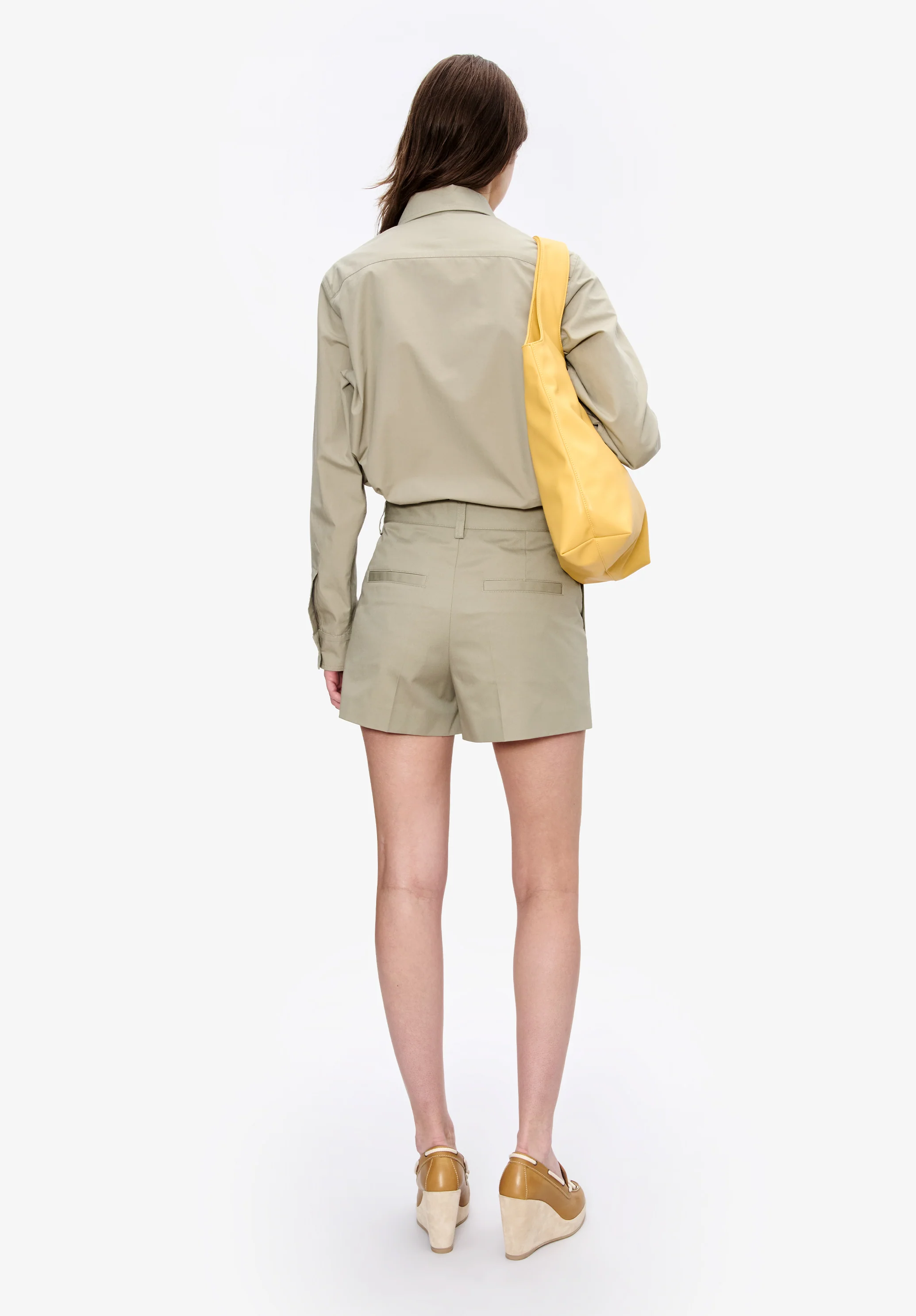 Short court vert sauge esprit militaire - Vert sauge