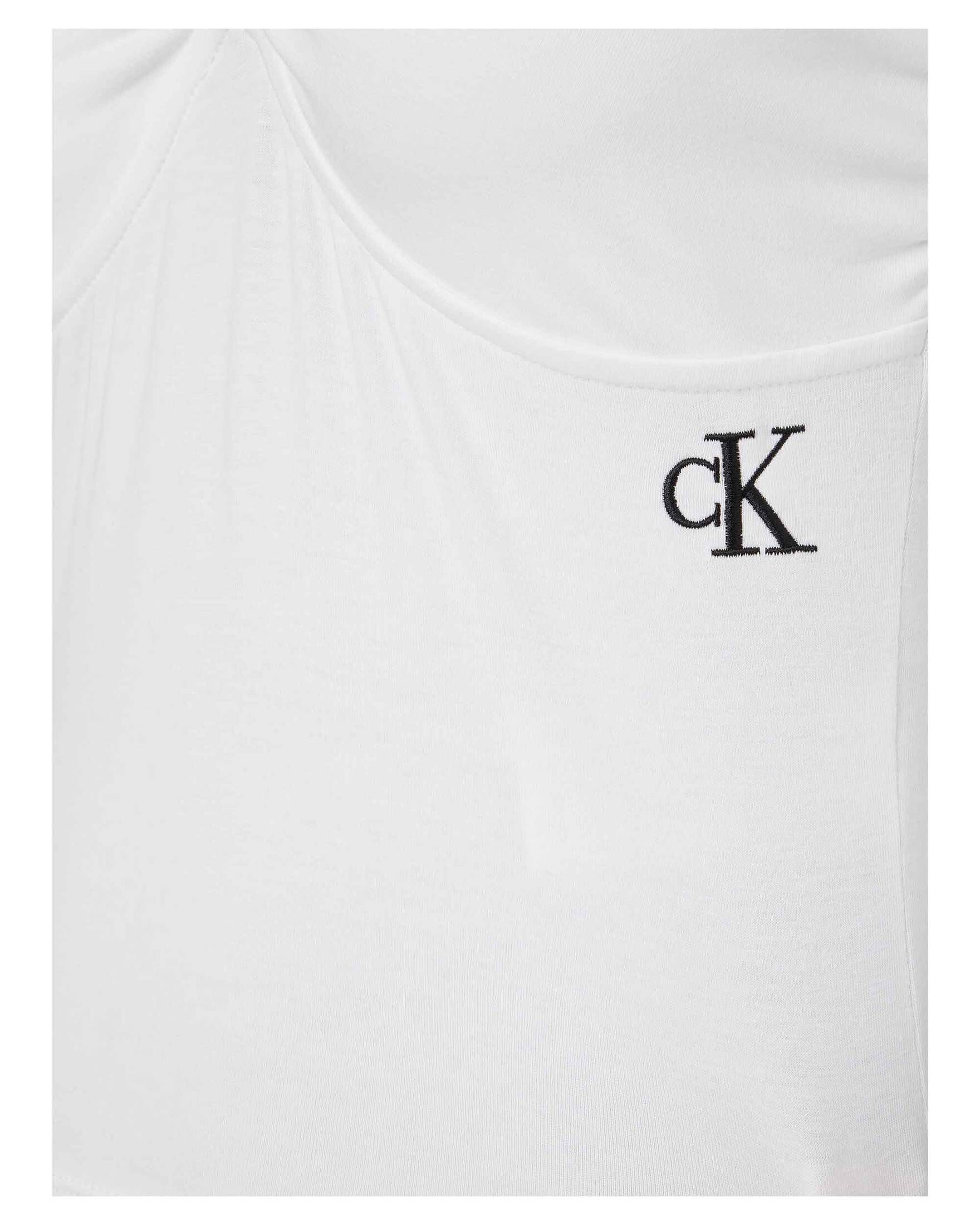 CALVIN KLEIN JEANS| Damen Longsleeve RUCHED BUST