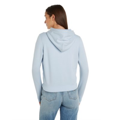 Sweatshirt zippé à capuche femme Reg Signature Zip Thru TOMMY HILFIGER