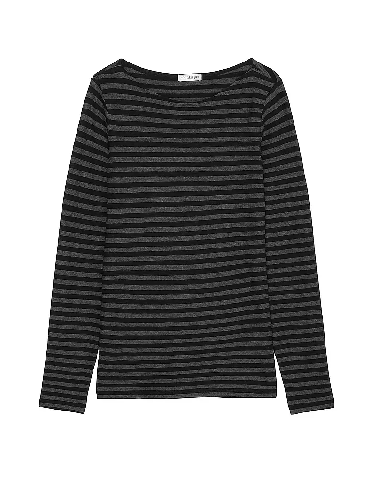 MARC O'POLO Langarmshirt schwarz