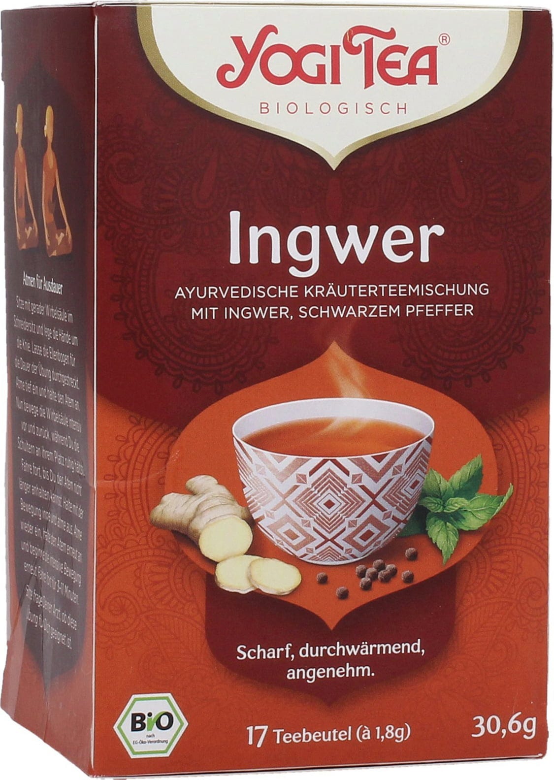 Yogi Tea  Ingwer Tee Bio, 30,60 g
