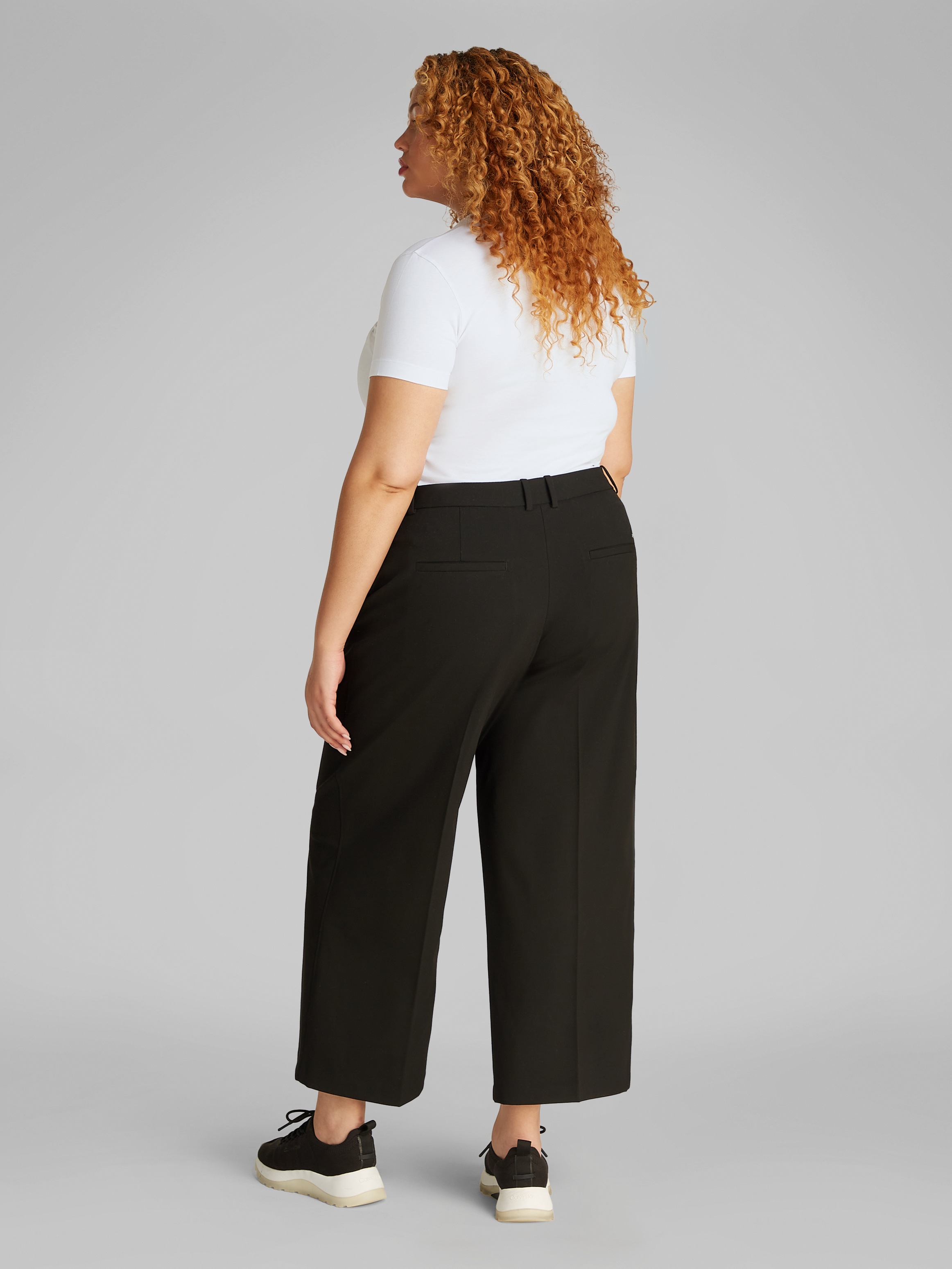 Calvin Klein Jeans Plus T-Shirt »PLUS 2-PACK MONOLOGO V-NECK TEE« Packung, 2 Stk. tlg. in grossen Grössen