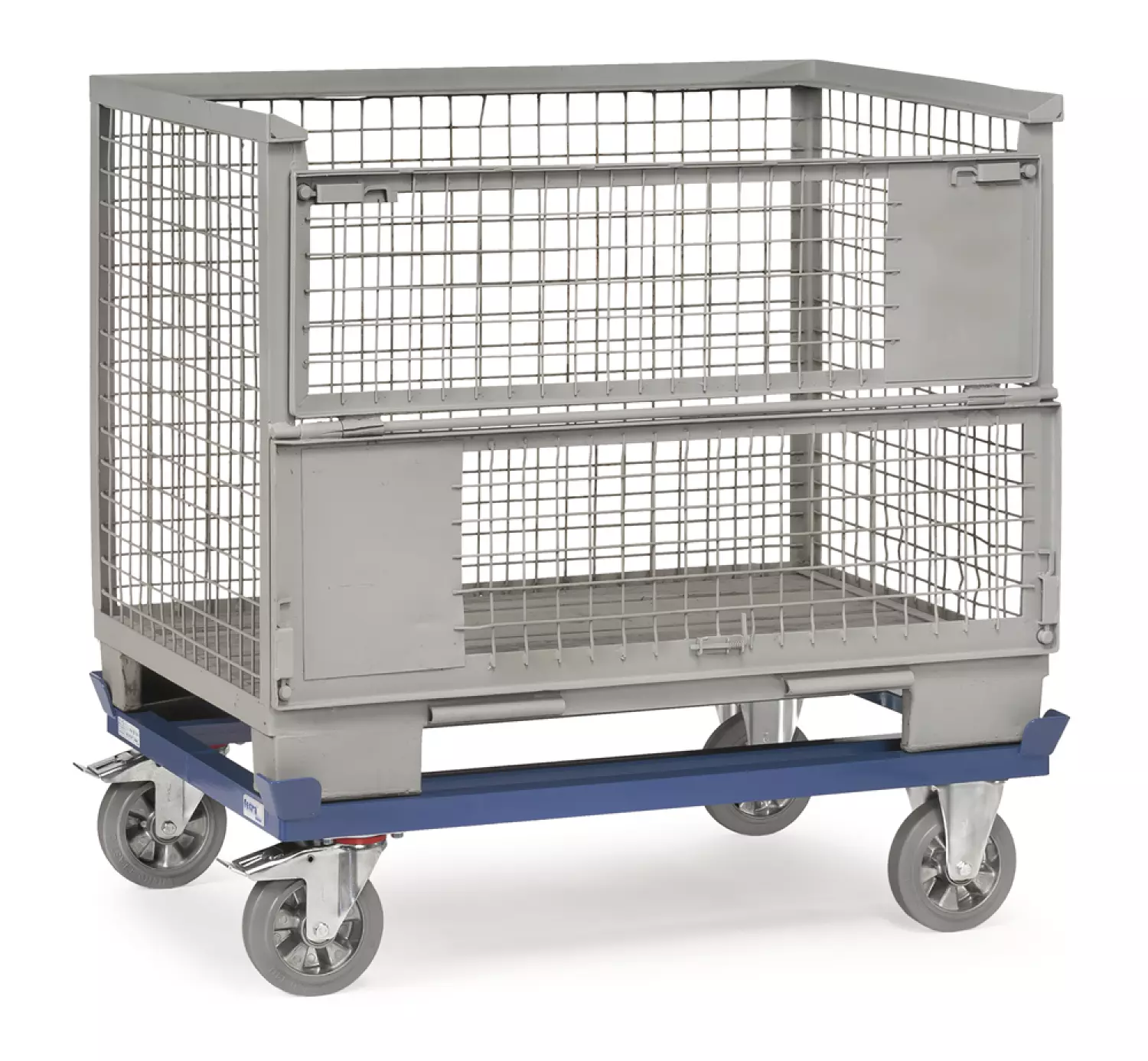 Fetra 22811 Transport trolley met elastisch rubber wielen - 1210x810mm