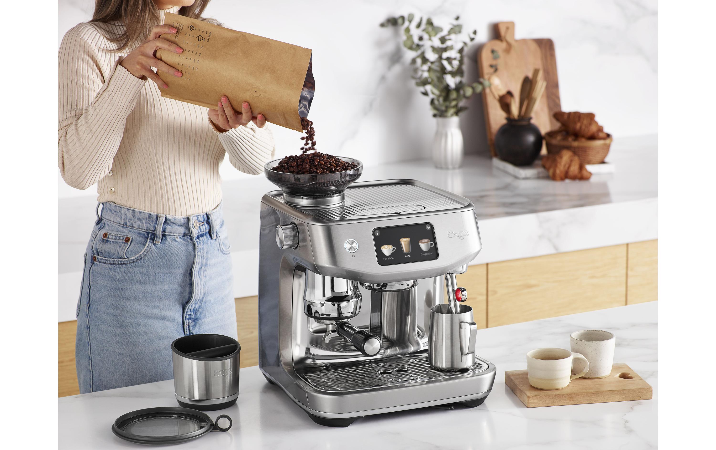 Siebträgermaschine Oracle Jet SES985 Silber<br>Espressomaschine