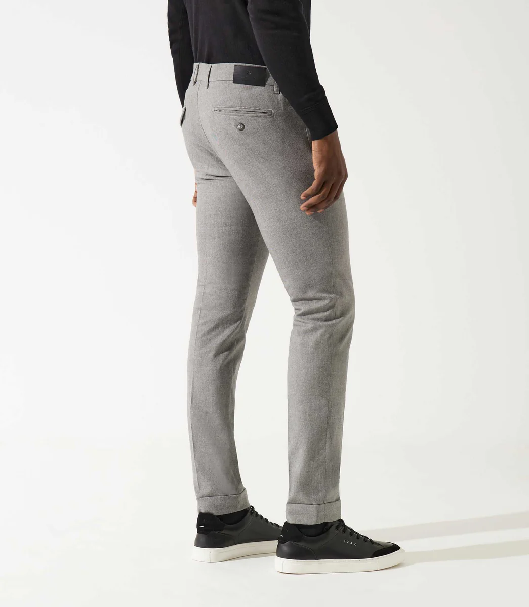 Pantalon chino taille élastique gris VTWILL