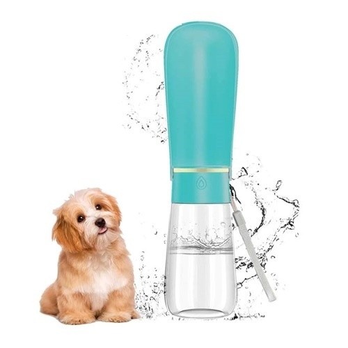 Tigela de água portátil turquesa para cães da Edipets