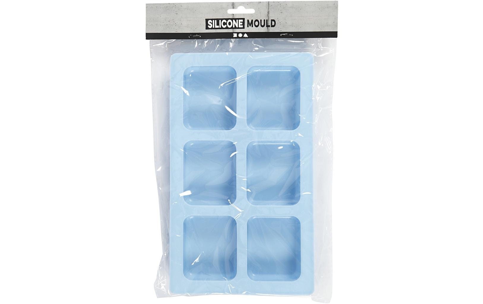 Giessform Rechteck 5.9 x 7 x 2.5 cm, SilikonGiessform für Eigenherstellung