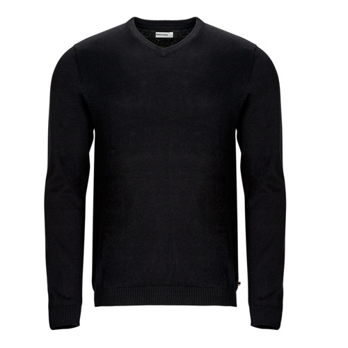 Jack & Jones - JJEBASIC KNIT V-NECK - Noir