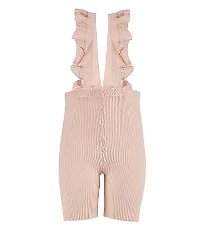 Condor Shorts m. Träger - Rib - Rosa