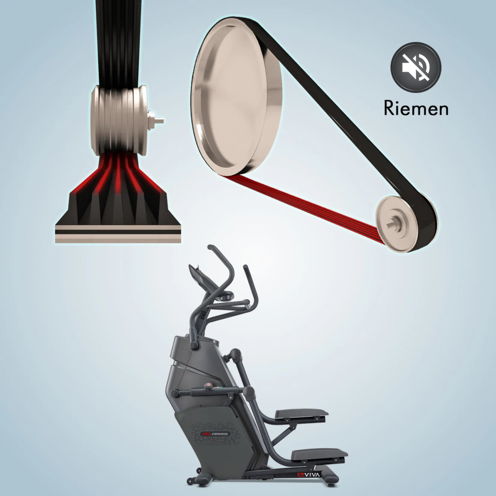 AsVIVA Stepper & Ergometer AsVIVA ST4 Bluetooth
