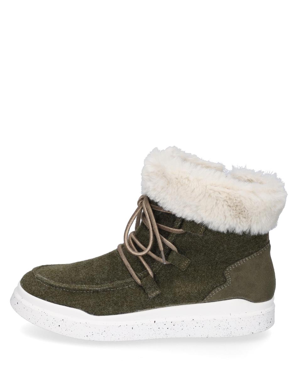 Stiefelette Helsinki 01, oliv-kombi
