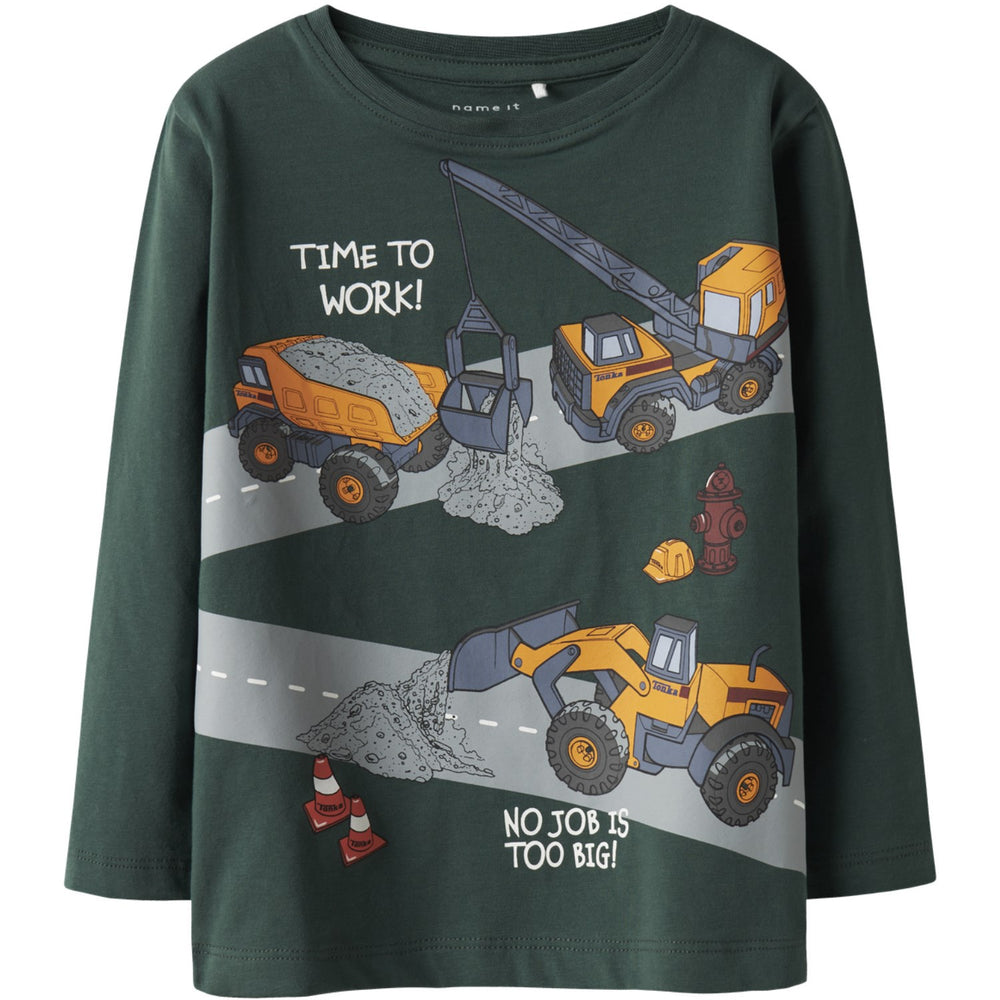 Køb Name It Bistro Green Nmmofek Tonka Ls Nreg Top Cplg