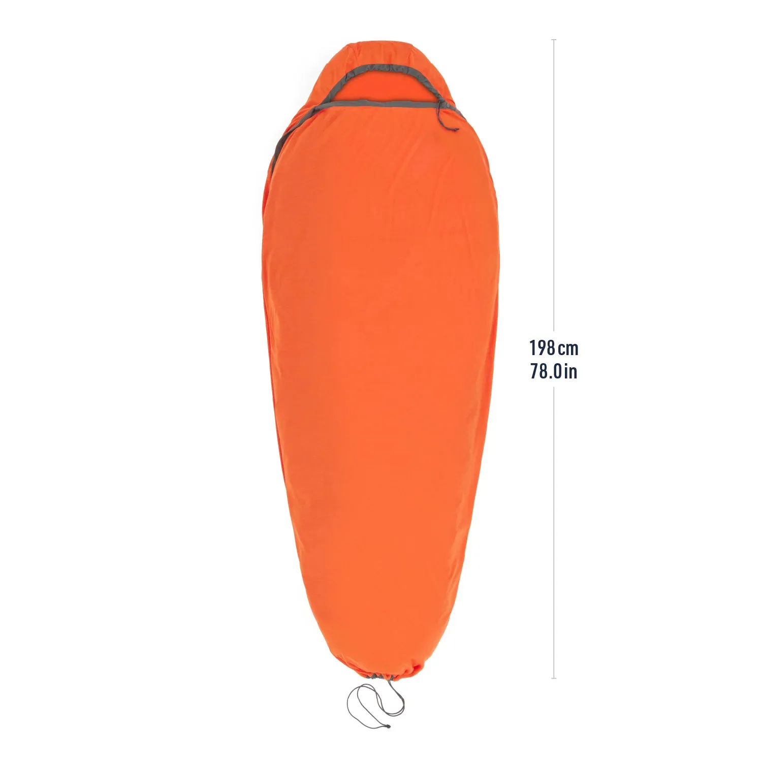 Sea To Summit Reactor Extreme Sleeping Bag Liner Compact Spicy Orange