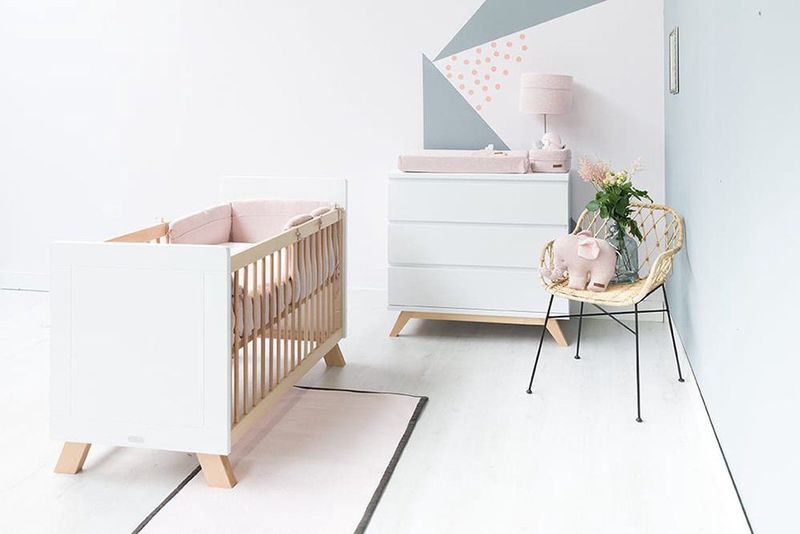 Baby's Only Bedbumper - Bedomrander - Bedomranding baby Sparkle - Goud-Ivoor Mêlee - 180x40 cm - Met subtiel glittertje