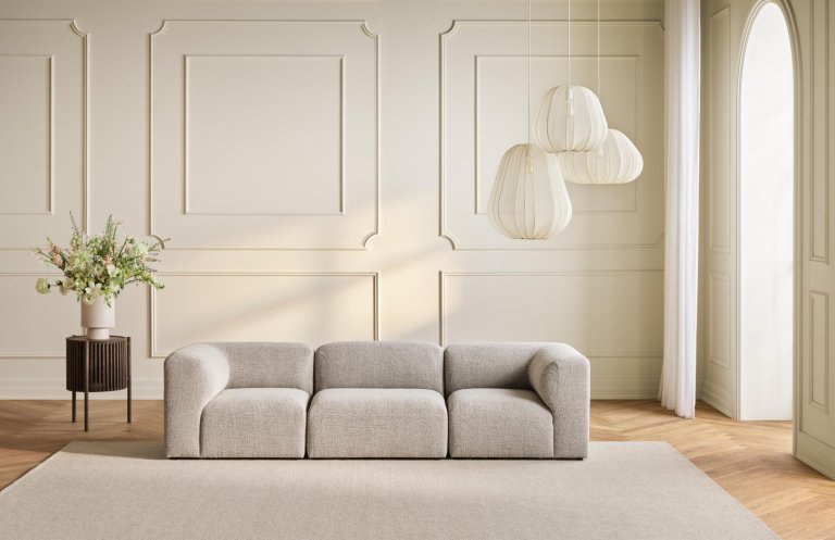 Bolia Natura vloerkleed 300x300 beige