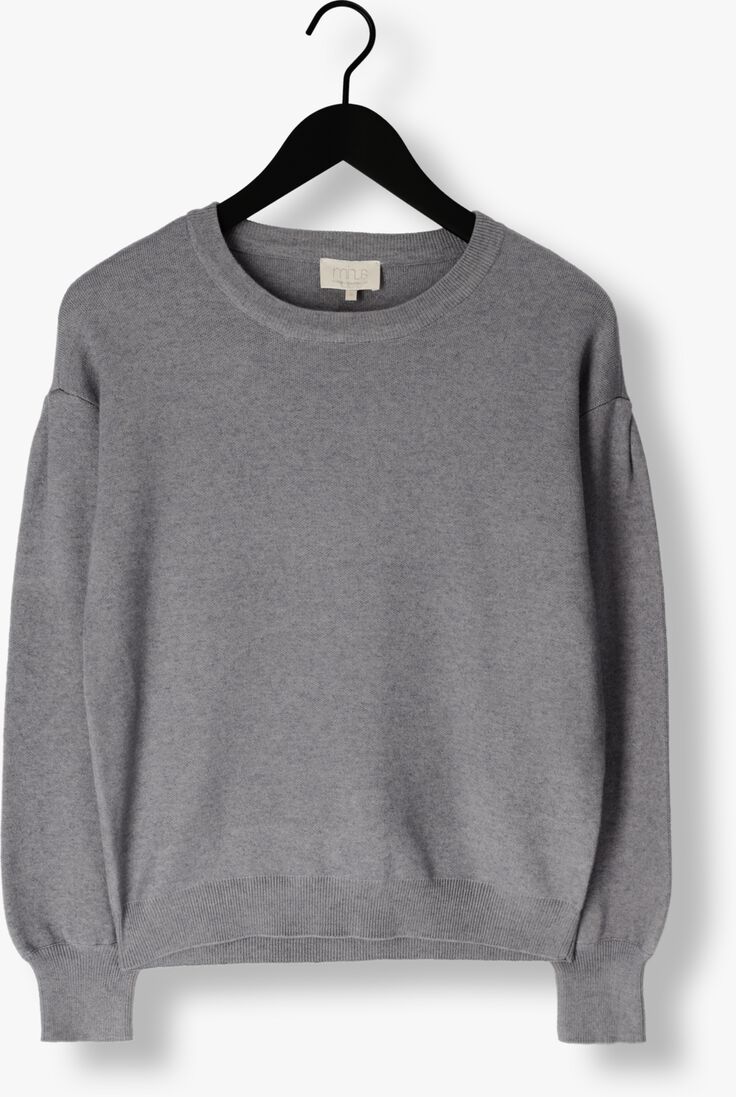 MINUS lichtgrijze minus trui lupi knit pullover