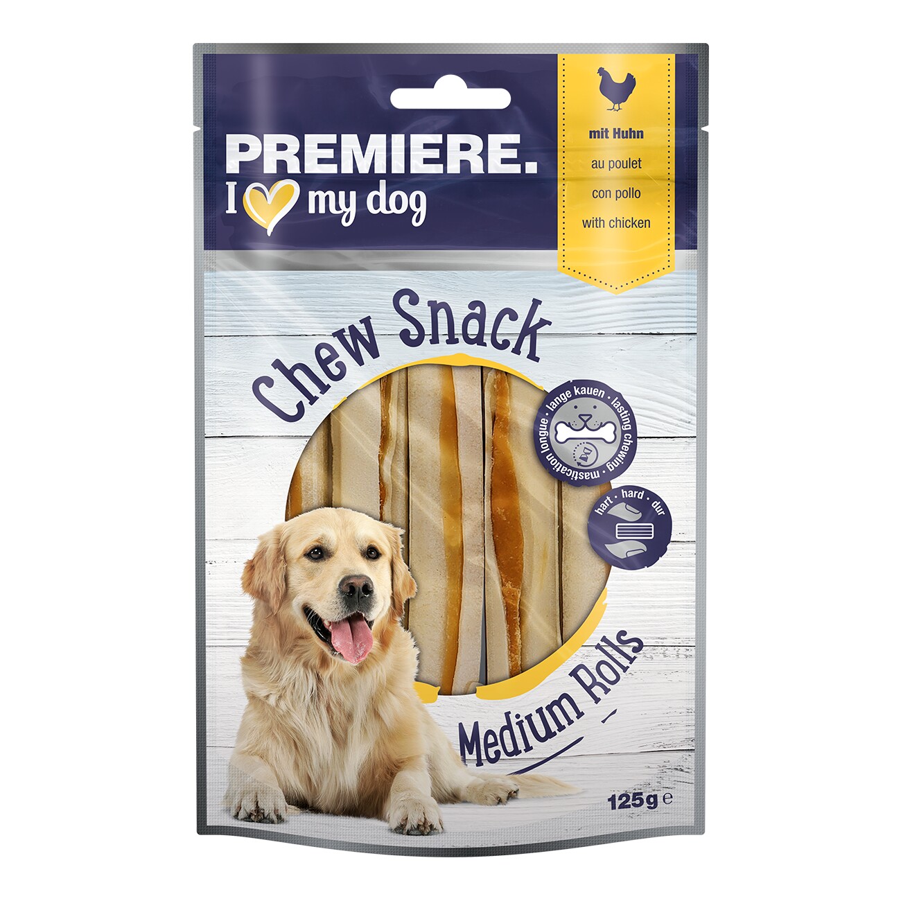 PREMIERE Medium Rolls Huhn 5 Stück, 125g