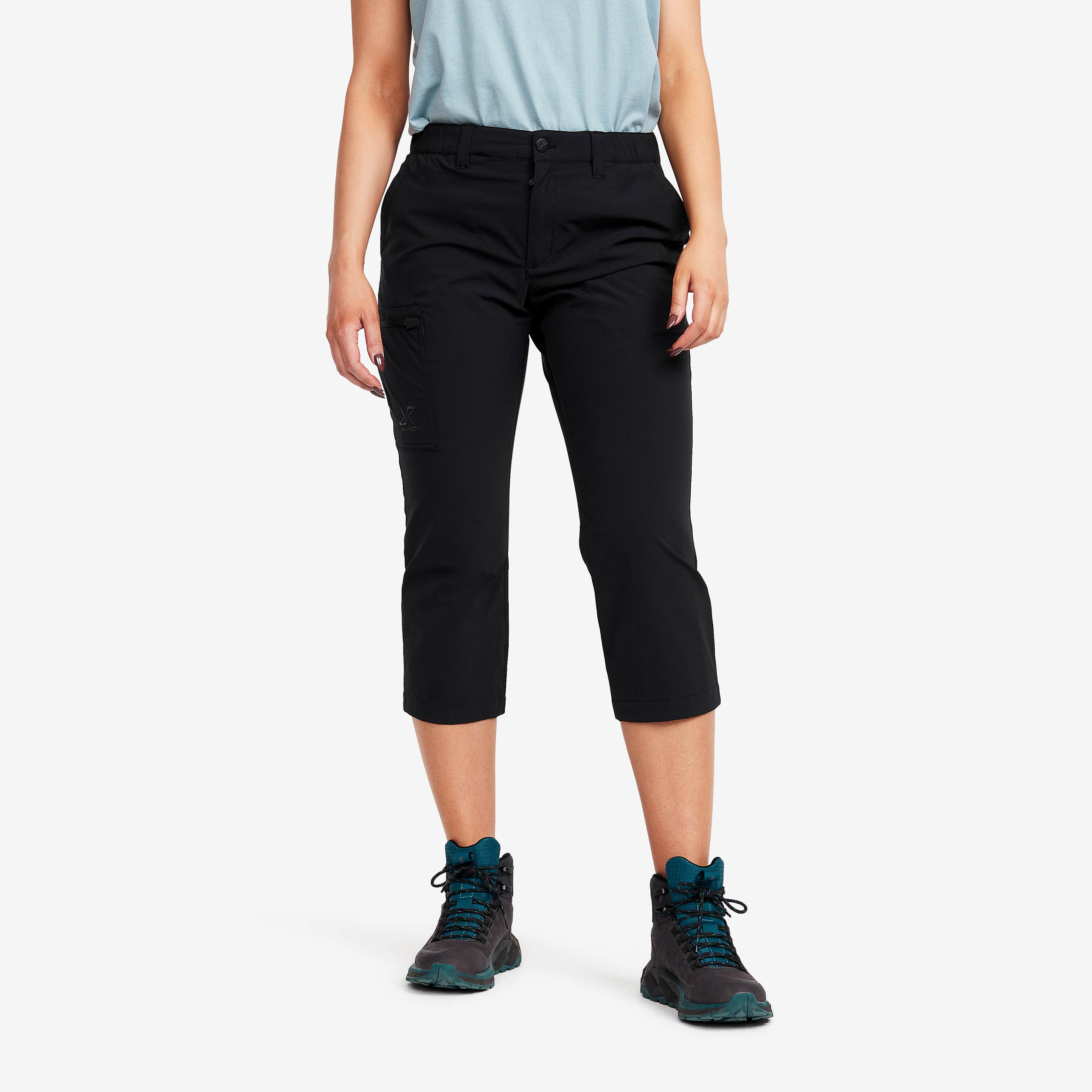 Adventure 3/4 Stretch Pants Dame Black