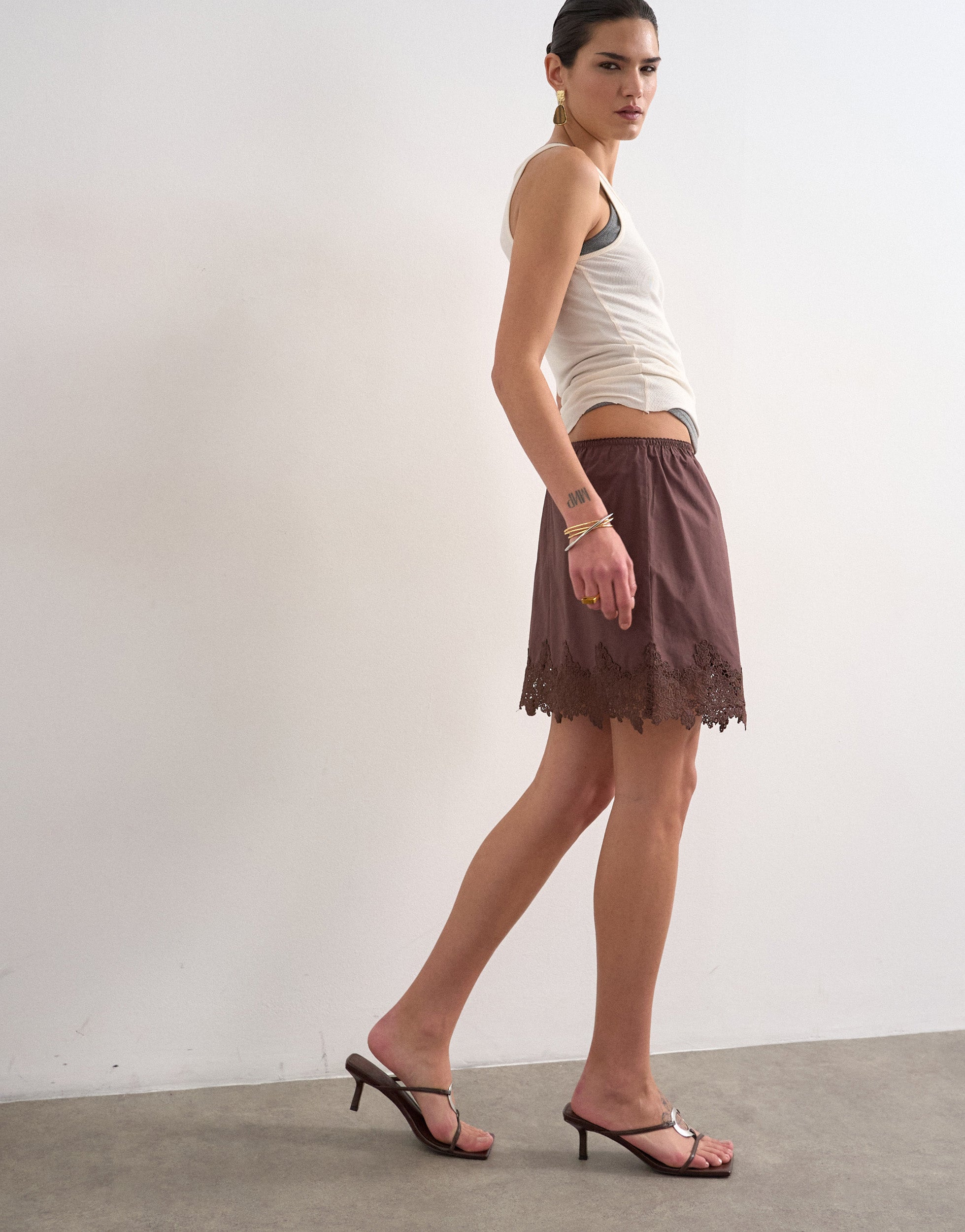 TSLANI Low rise Mini-rok