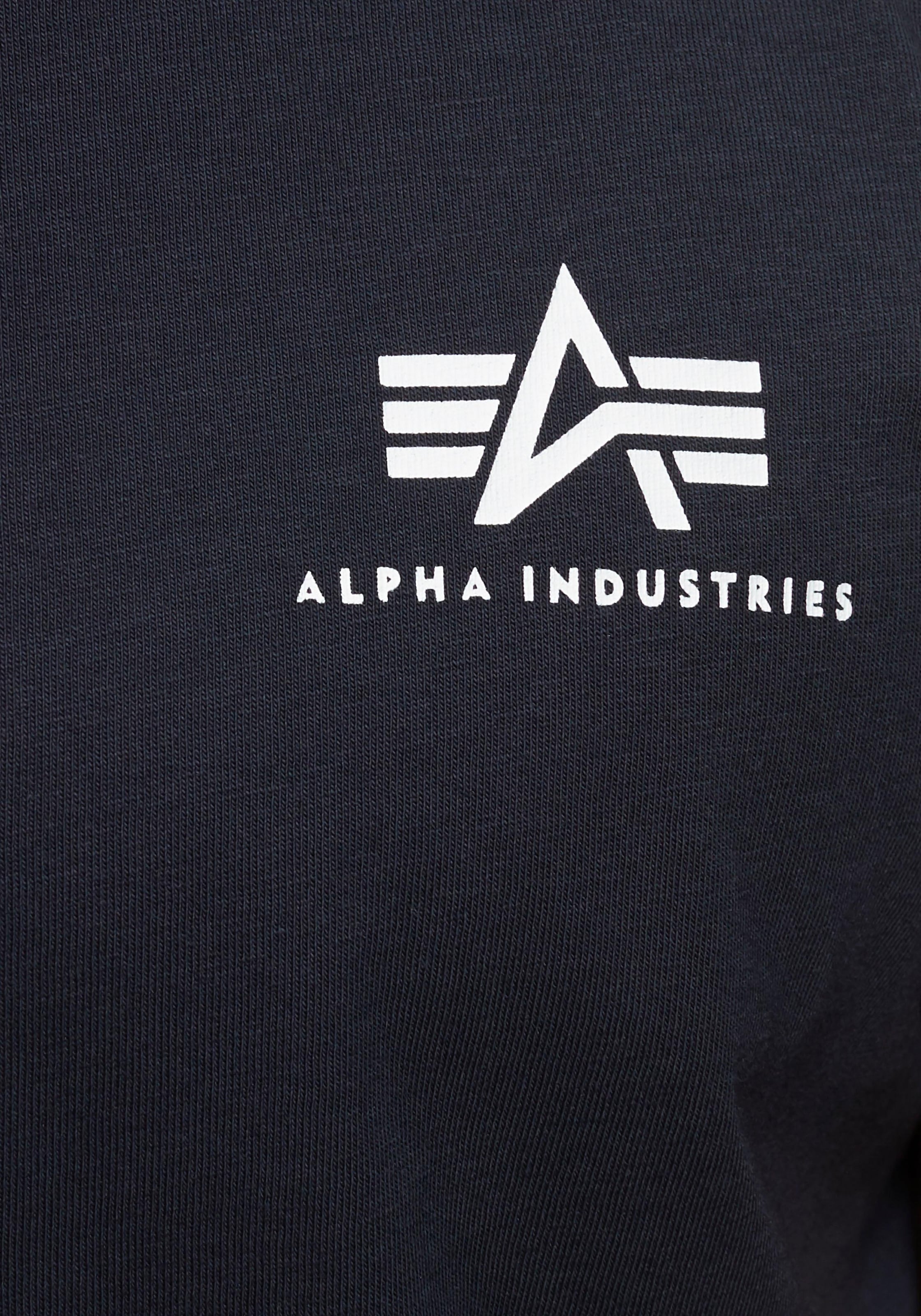 Alpha Industries Rundhalsshirt »BASIC T SMALL LOGO« Baumwolle, regular fit