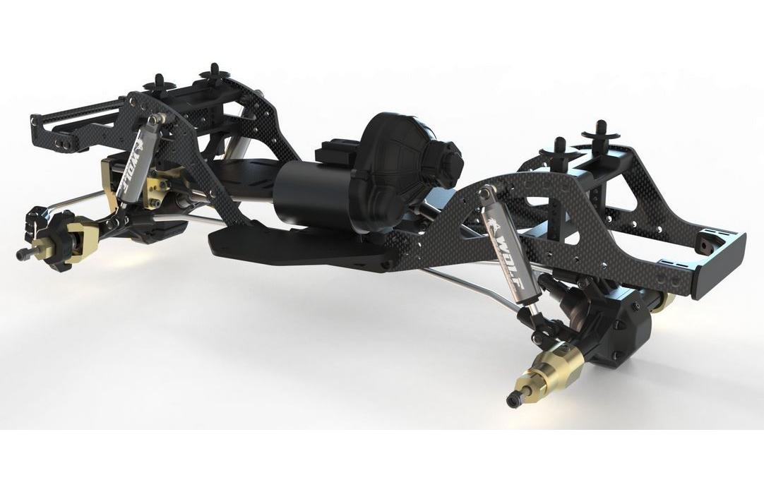 Rock Crawler CRX2 X-Perf Bausatz, 1:10<br>Competition Rock Crawler Builders Kit mit Carbon Chassis