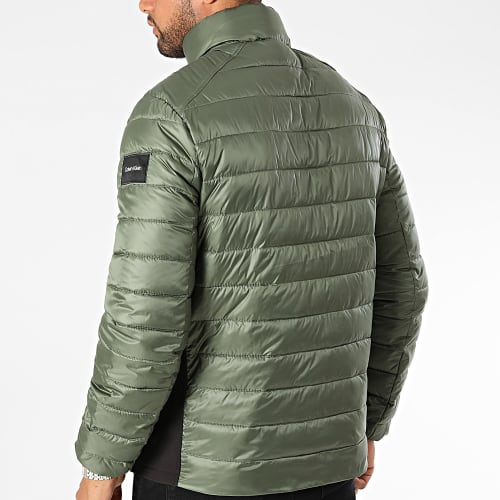 Doudoune Recycled Side Logo 8291 Vert Kaki