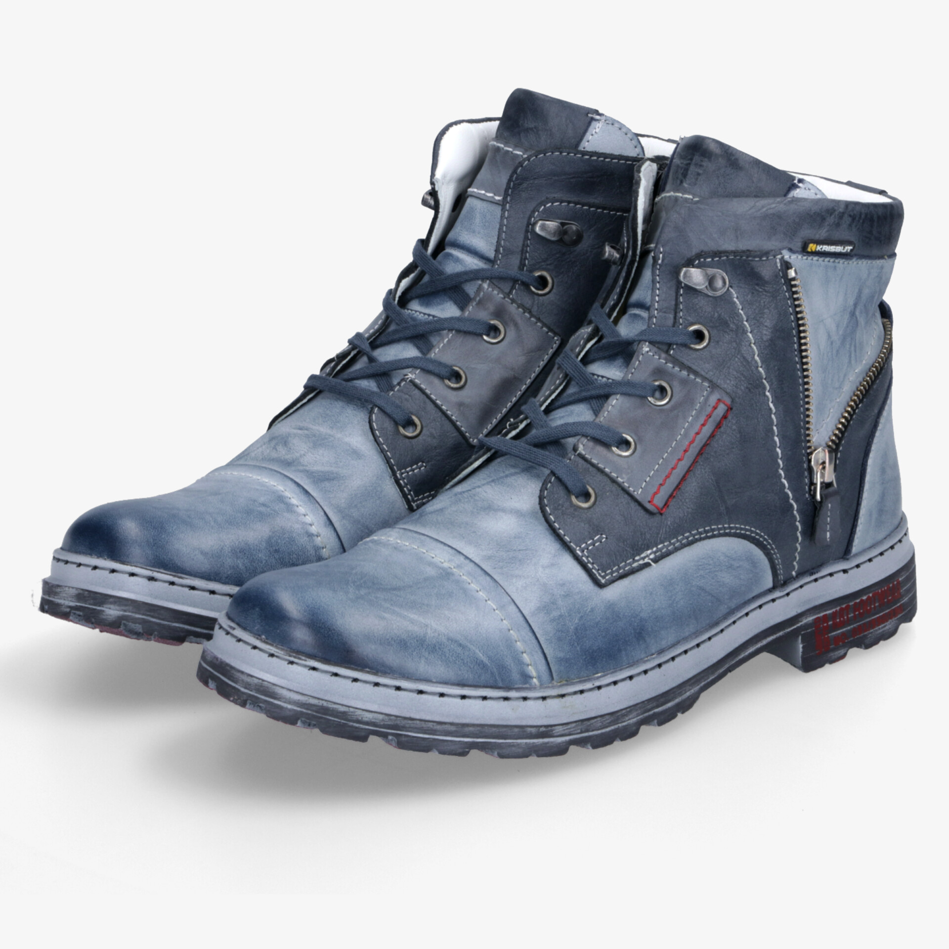 KRISBUT Herren Stiefel blau