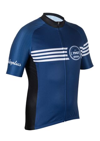 1987 TEAM Herren-Kurzarmtrikot  dunkelblau  S