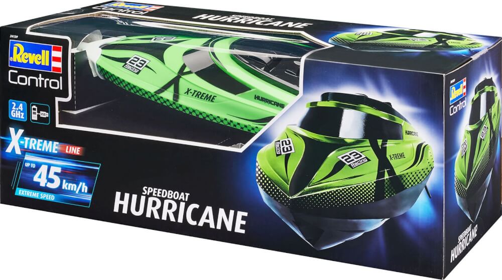 RC X-TREME Speedboat Hurricane, Revell Control Ferngesteuertes Boot