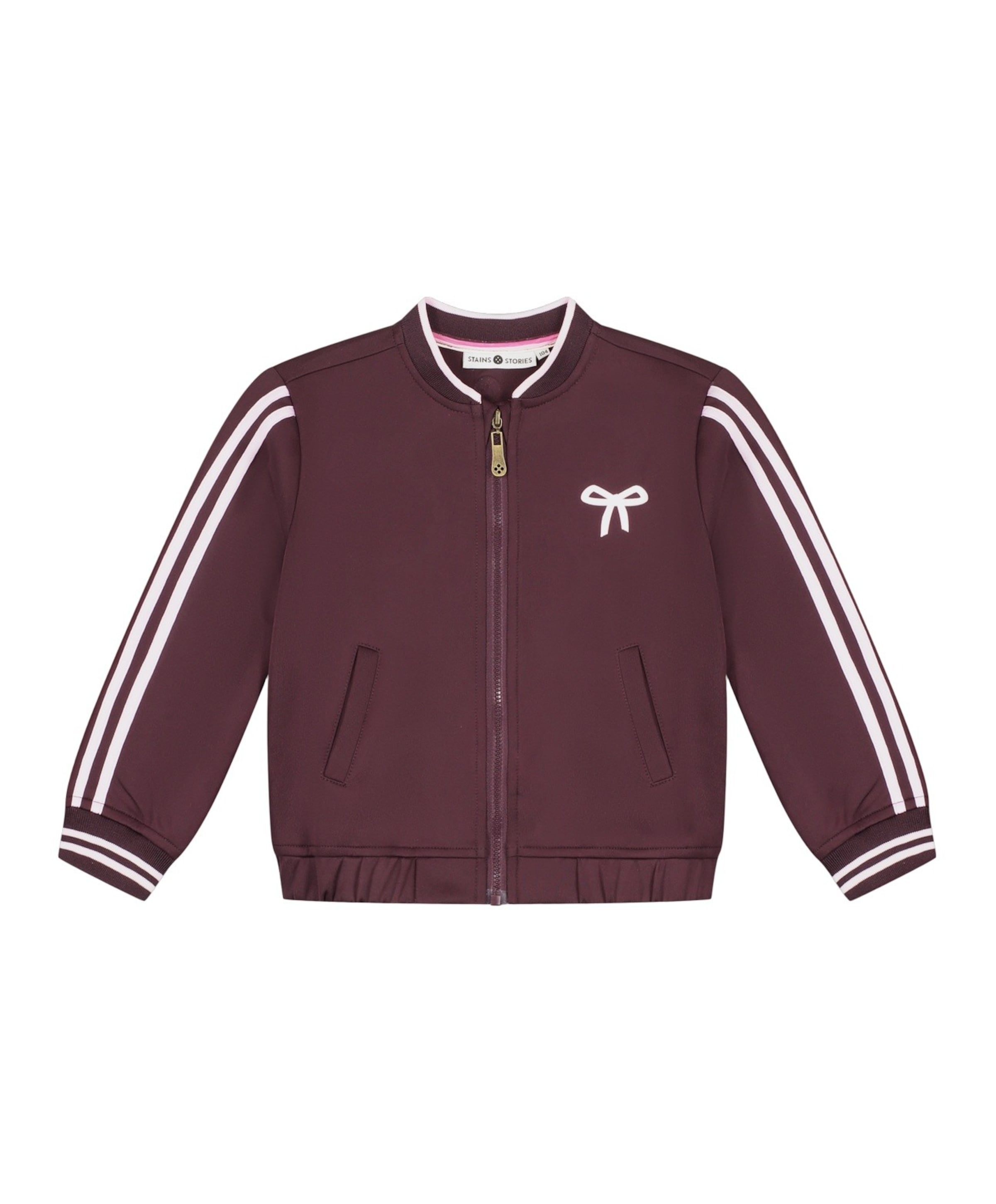 Stains & Stories Meisjes vest bordeaux
