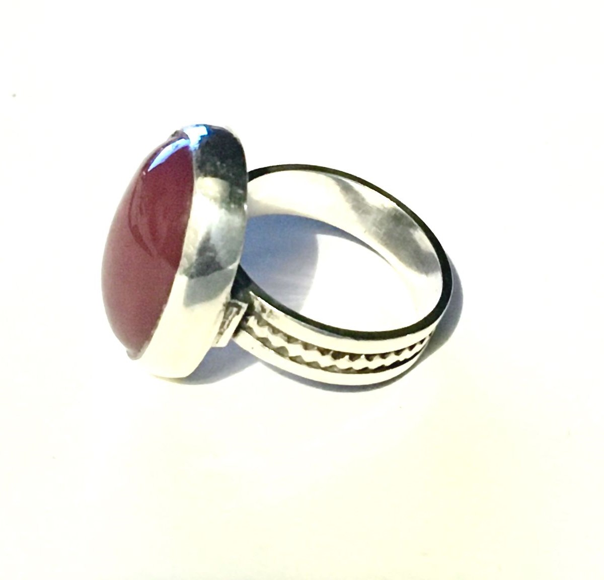Bague touareg ovale cornaline