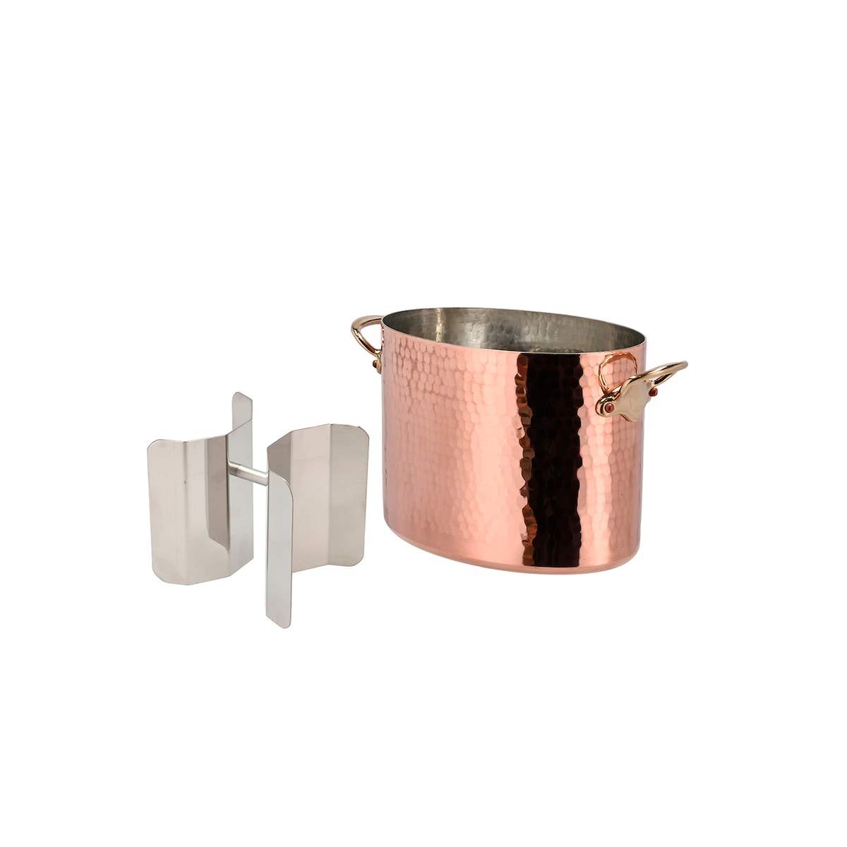Mauviel champagne cooler oval x 26 x 20 cm