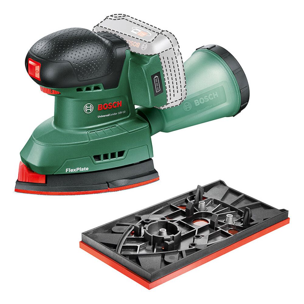 MULTISLIPER BOSCH UNIVERSAL SANDER 18-10 18V UTEN BATTERI