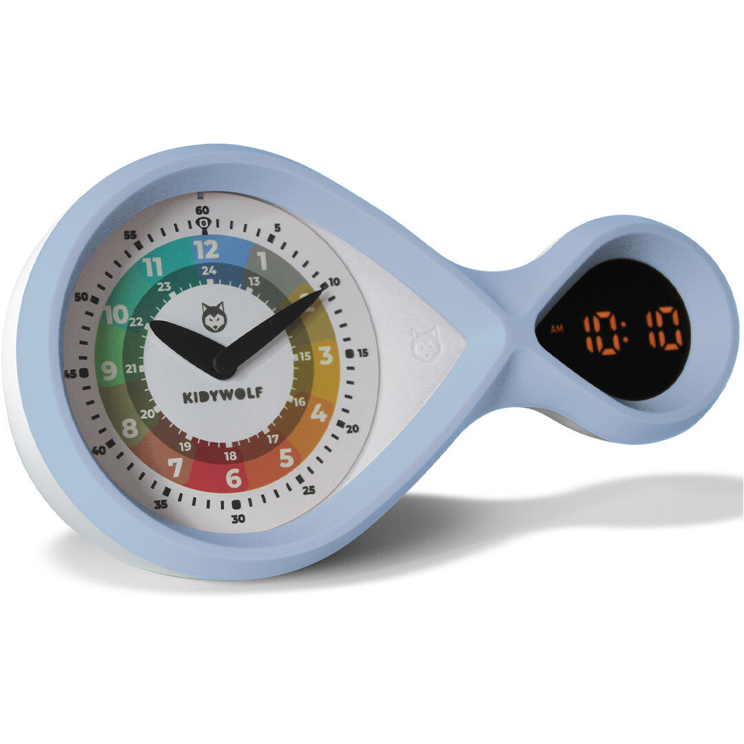 Kidywolf wekker blauw