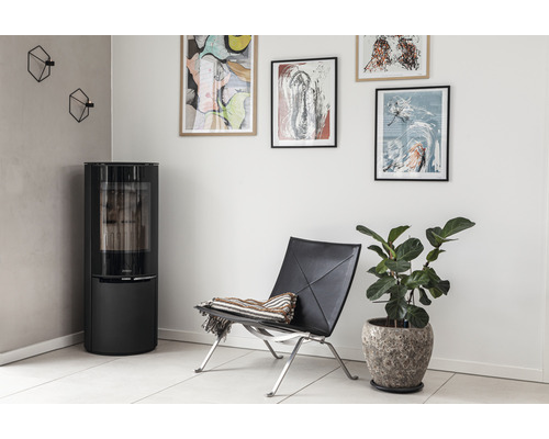 Aduro 22.1 LUX houtkachel, staal, zwart, 5,5 kW