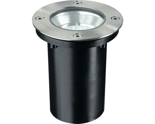 LED-vloerinbouwlamp, roestvrij staal, met lichtbron, 1-lichts, 30 lm, 2700 K, Ø 103 mm, 937,88