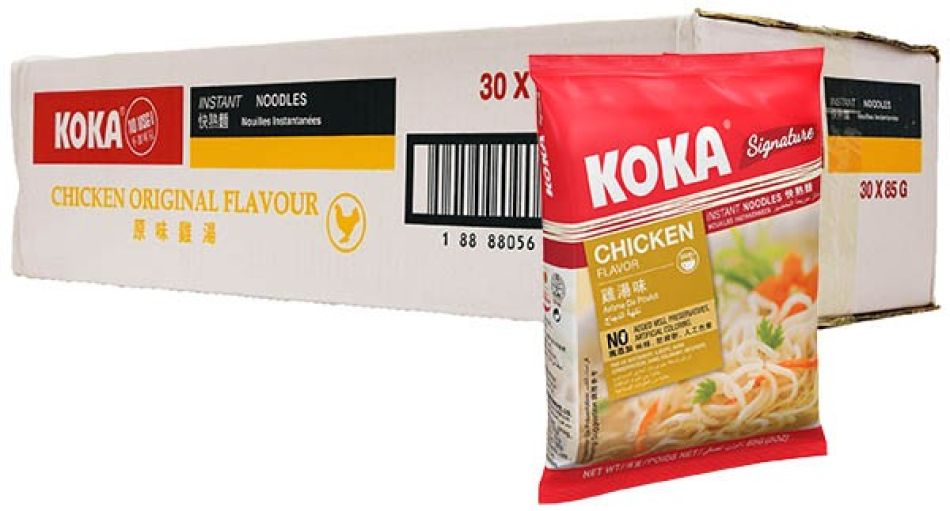 Koka Instant Noedels Kippensmaak No MSG 30x85g