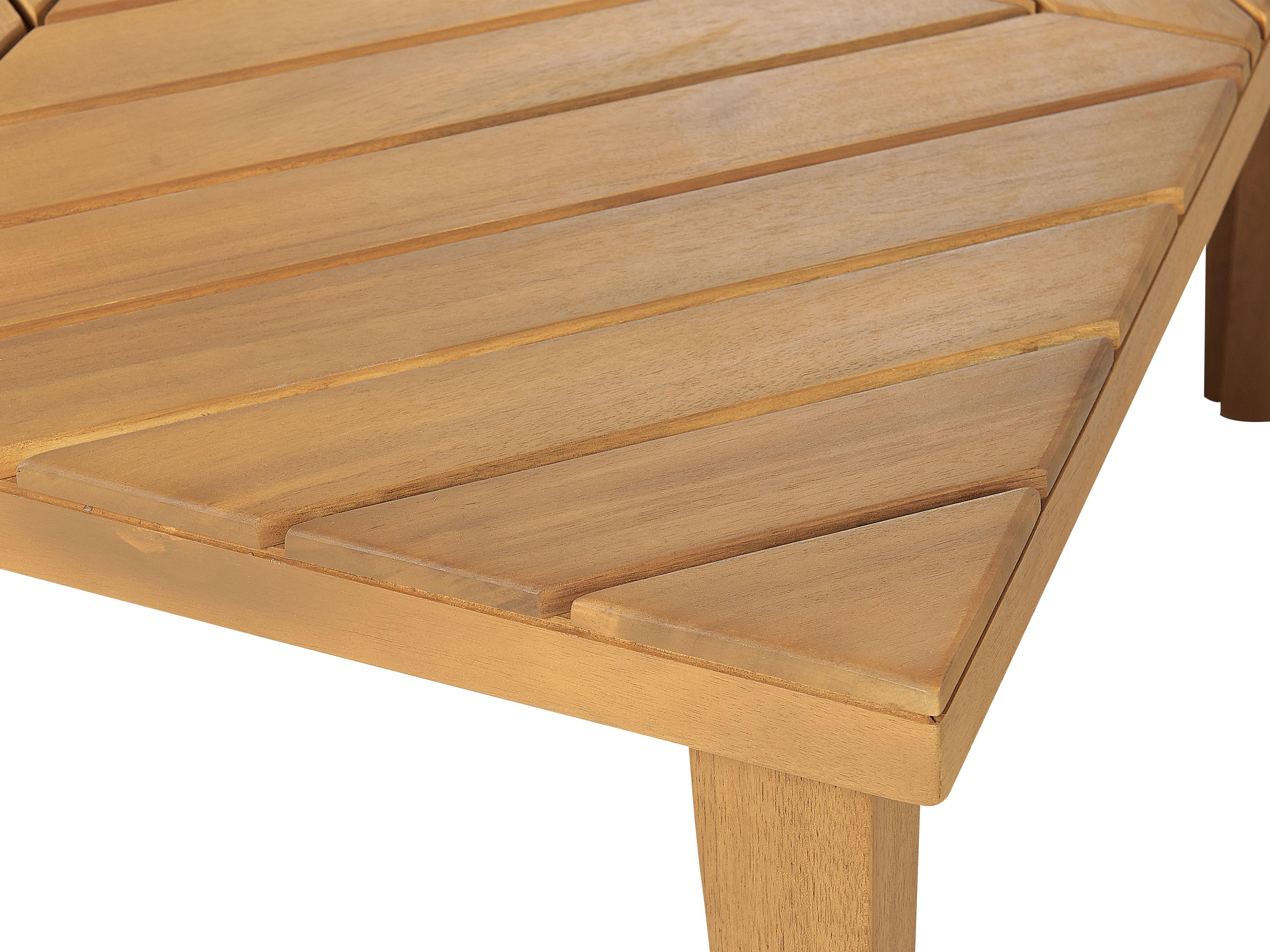 Tuin salontafel BARATTI 70 cm 70 cm Acaciahout Bruin