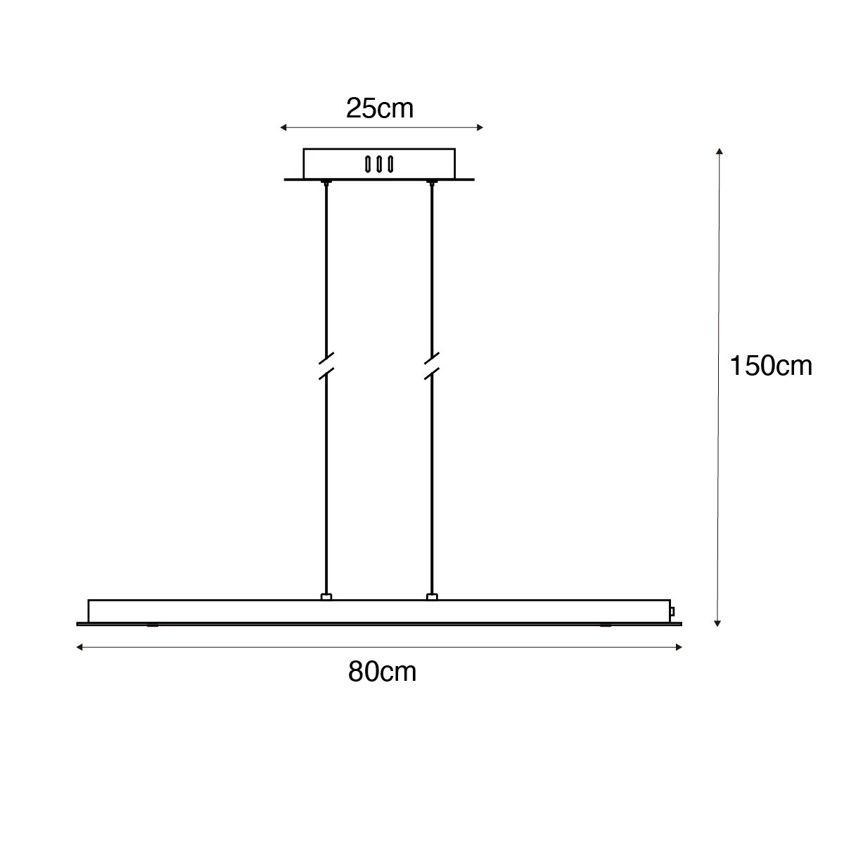 Landelijke hanglamp hout incl. LED met touchdimmer - Platina