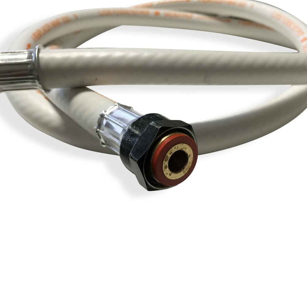 Flexible gaz nf. Tuyau à embouts mécaniques - élastomère renforcé. G1/2 - m20x1.5 . Validité 10 ans. Joints inclus. Propane ou