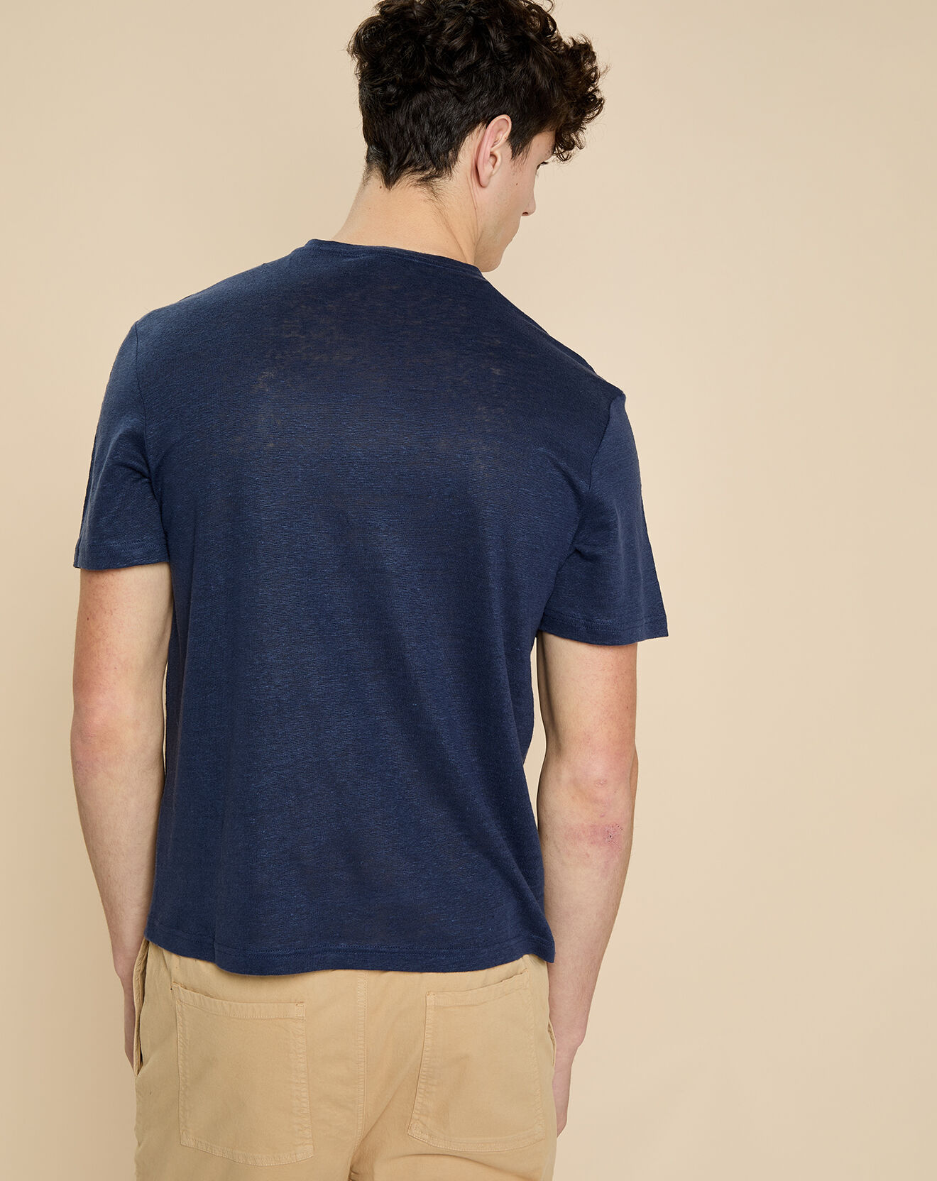 Harris Wilson T-Shirt 100% Lin Humphrey marine