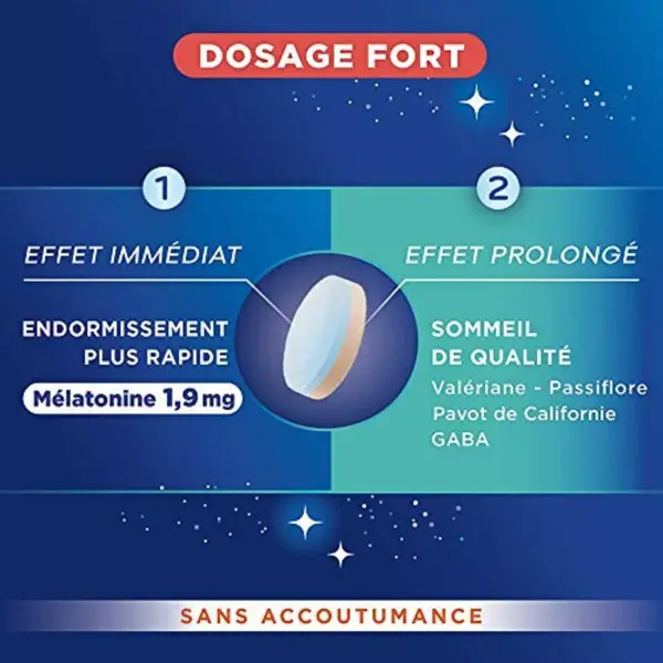 Forté Pharma FortéNuit 30 comprimidos, embalagem com 2 unidades.