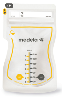 Medela Moedermelk Bewaarzakjes met Schenktuit 180cc 25ST