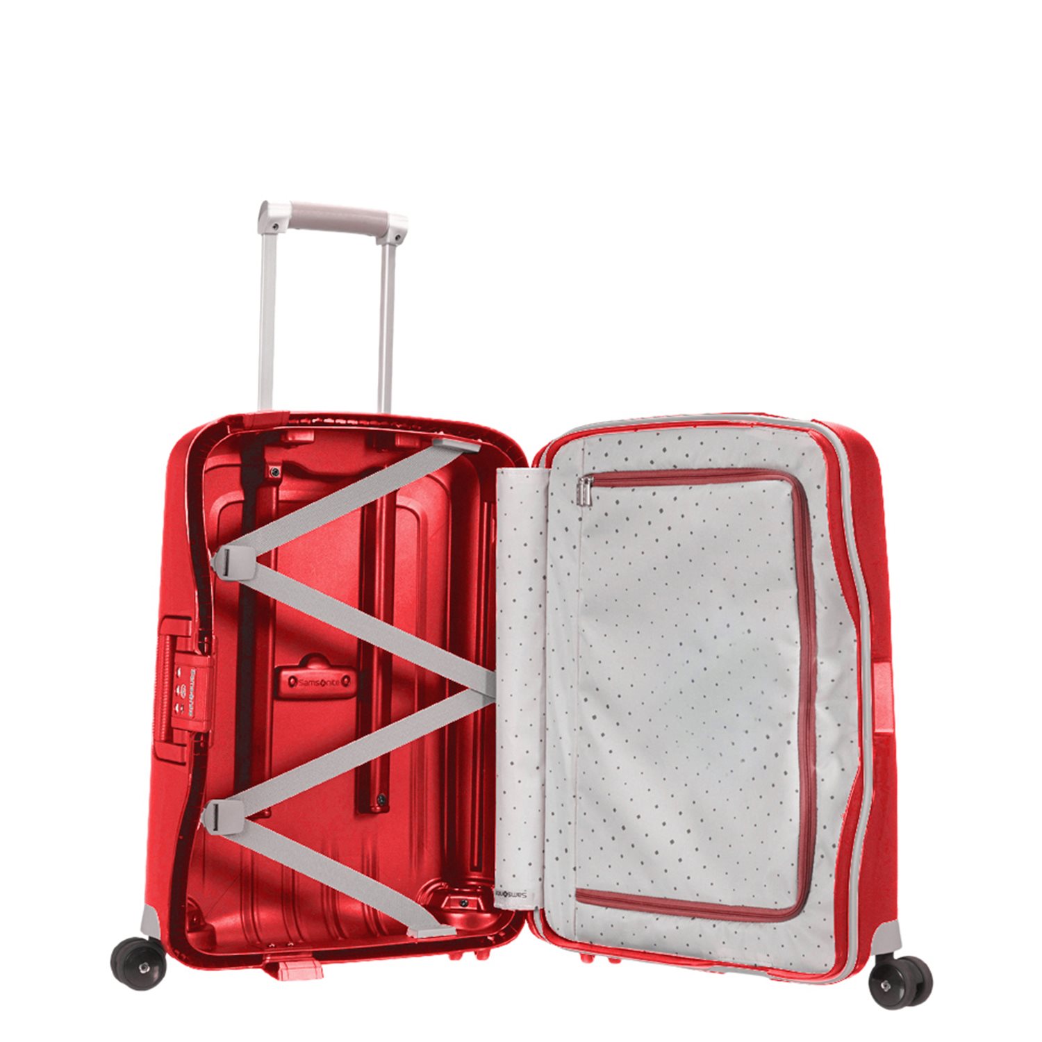 Samsonite S'Cure Spinner 55 crimson red