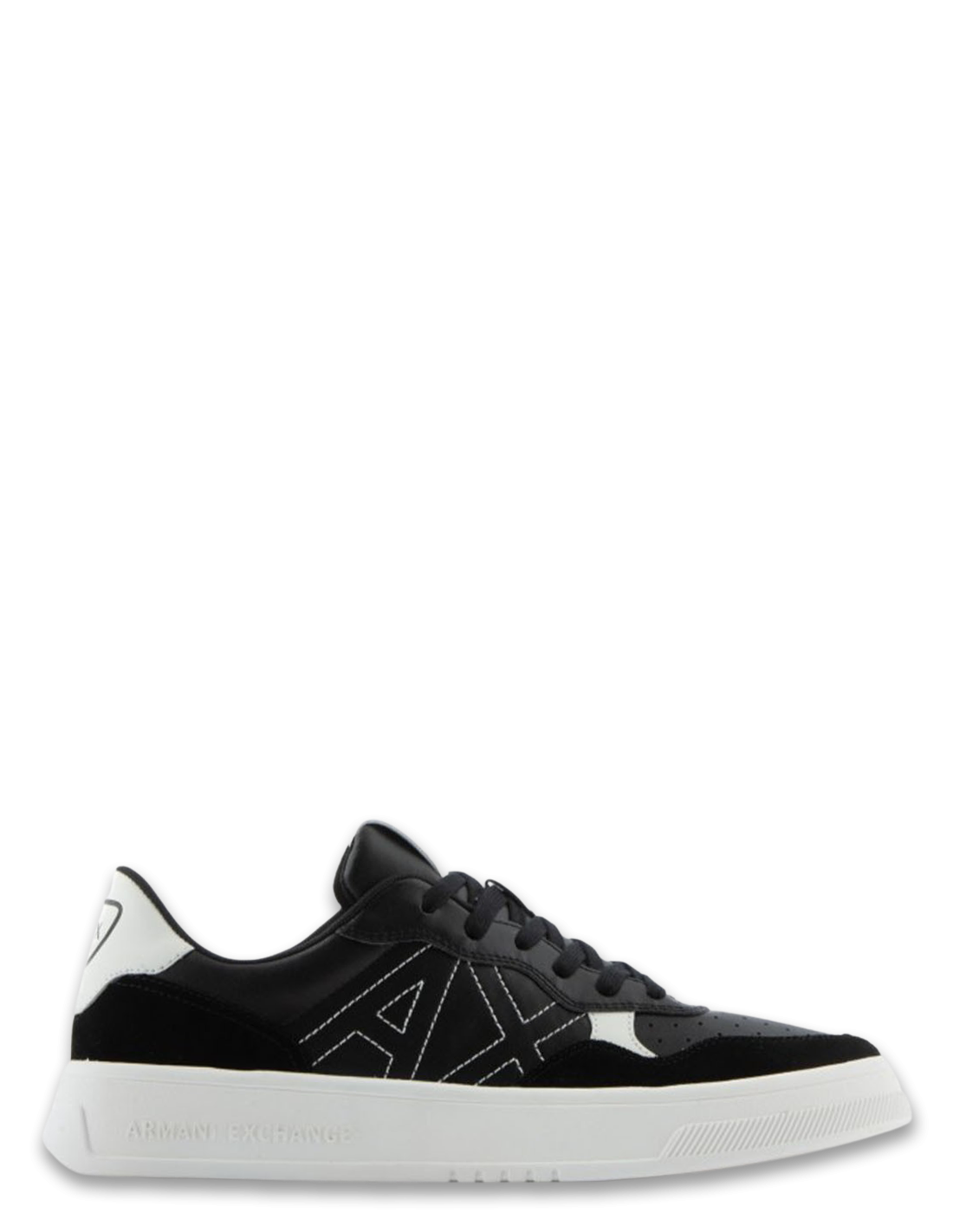 armani exchange baskets de ville homme xux148-xv601-k001 noir