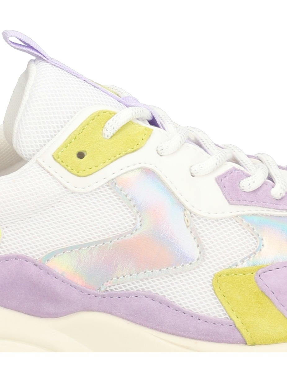 Lederkombination Sneaker
