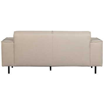 WOOOD 2-zits bank Roman beige geweven stof