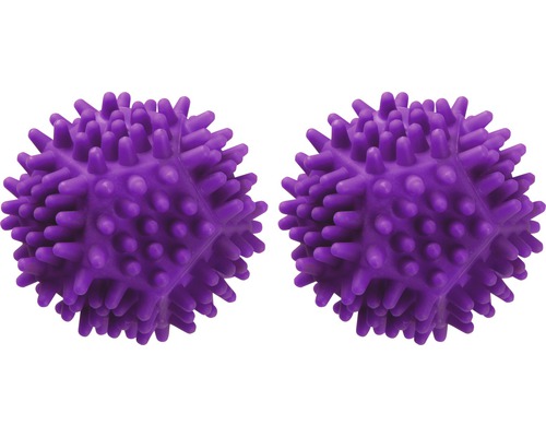 FACKELMANN Fluffy Droogballen, 2 stuks, Berry, 65 mm